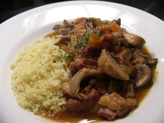 仔羊と茸の煮込み~クスクス添え~.JPG
